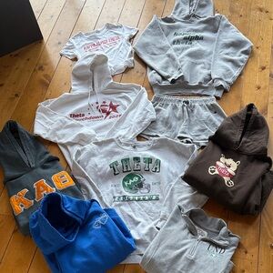 Kappa Alpha Theta/University of North Dakota sweatshirt lot